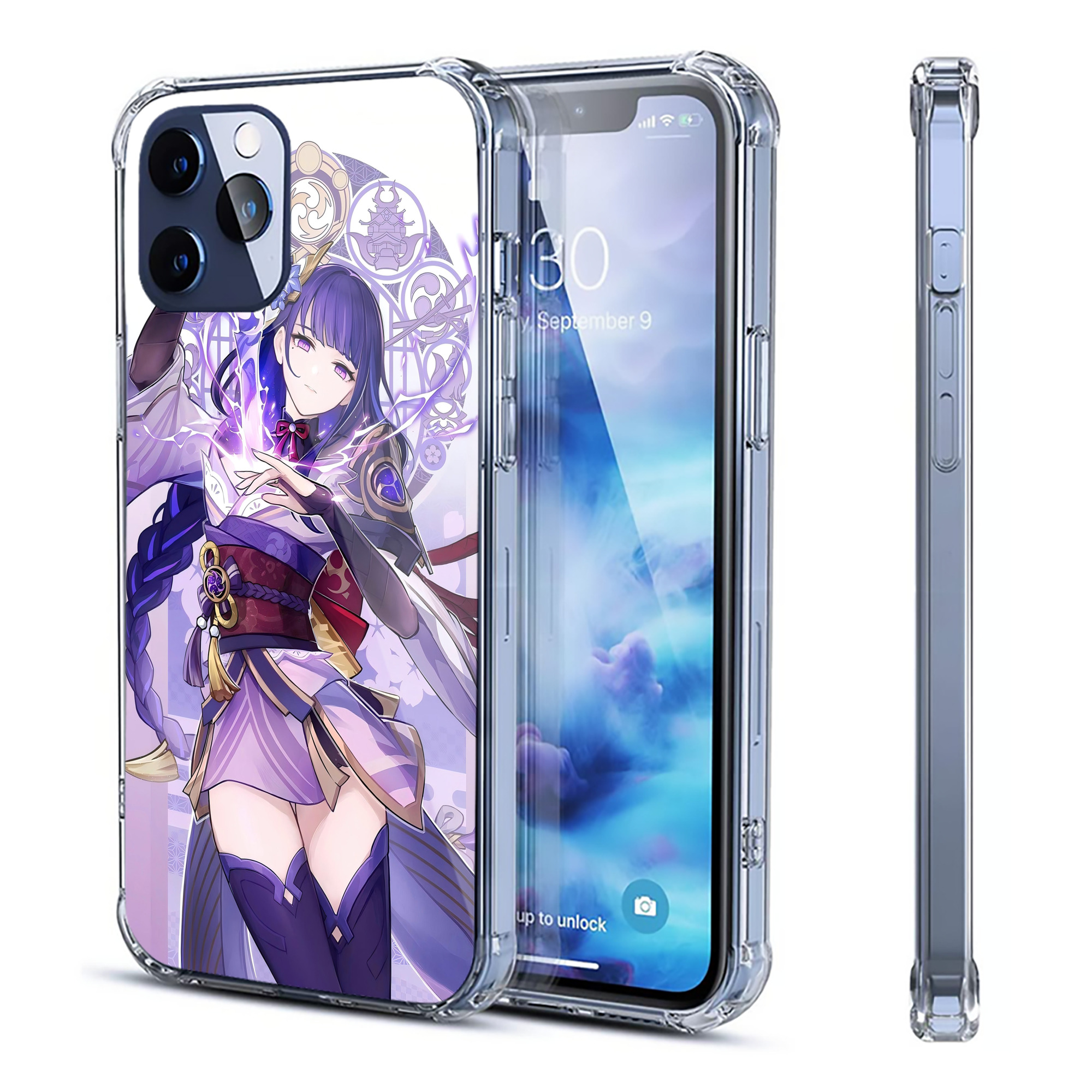 げんし神 genshin 【iPhone 12シリーズ対応】透明スマホケース（クリアソフトケース）